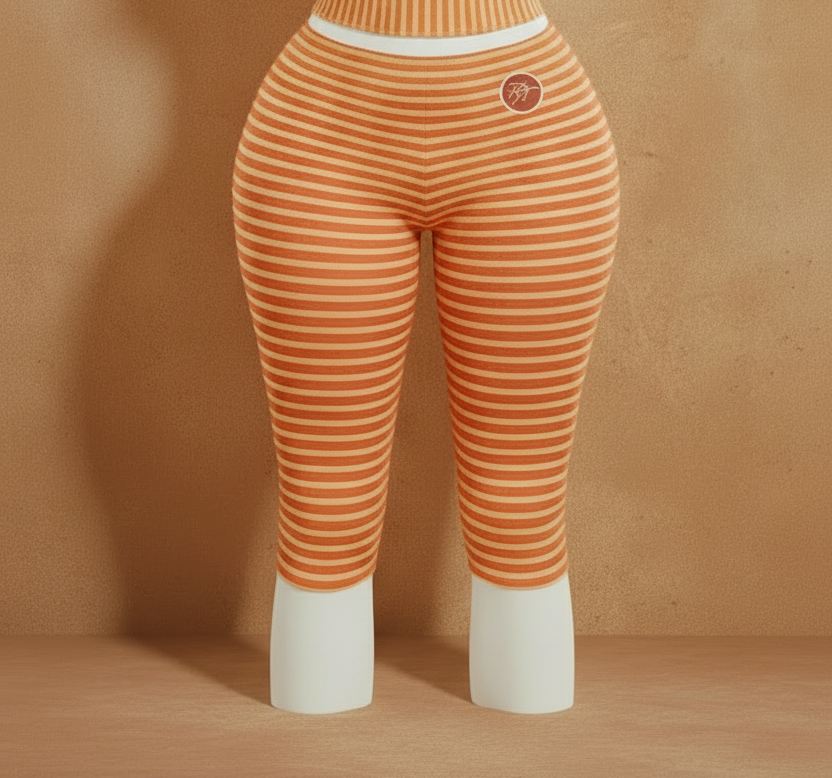 Feeling Peachy Set — Halter Top & Capri Shorts